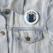 Lass uns Spray Funny Skunk Pun Button (Beispiel)