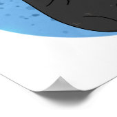 Lass uns Spray Funny Skunk Pun Poster (Ecke)