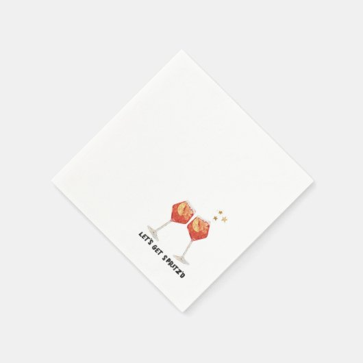 Lass uns Spritz'd Napkins holen Serviette (Ecke)