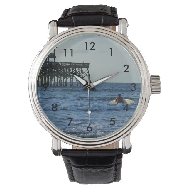 Lass uns surfen gehen armbanduhr (Vorderseite)