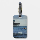 Lass uns surfen gehen gepäckanhänger (Rückseite vertikal)