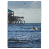 Lass uns surfen gehen klemmbrett (Rückseite)