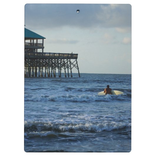 Lass uns surfen gehen klemmbrett (Rückseite)