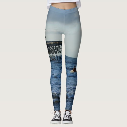Lass uns surfen gehen leggings (Vorderseite)