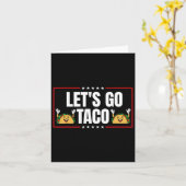 Lass uns Taco 19 gehen Karte (Gelbe Blume)