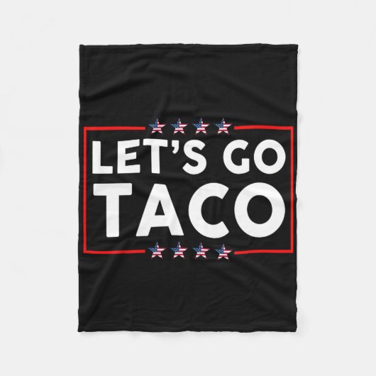 Lass uns Taco 29 gehen Fleecedecke (Vorderseite)