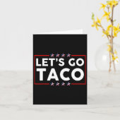 Lass uns Taco 29 gehen Karte (Gelbe Blume)