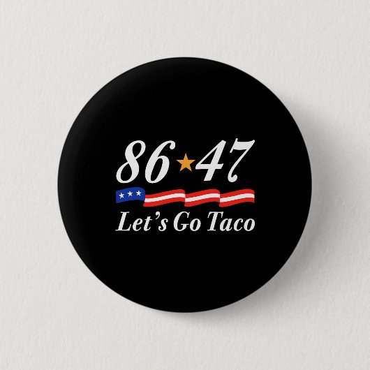 Lass uns Taco Funny Parodie Meme 6 Button (Vorderseite)