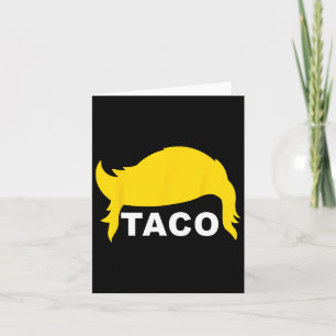 Lass uns Taco Funny Taco Hair gehen Karte