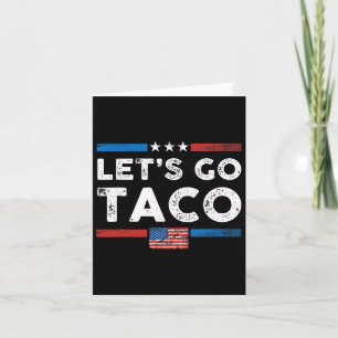 Lass uns Taco gehen - Vintag 1 Karte