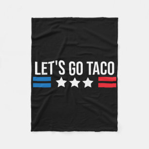 Lass uns Taco Lustig Usa Us Vintage-Flagge Fleecedecke