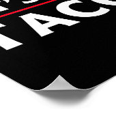 Lass uns Taco Shirt Funny Slogan gehen Taco 3 Poster (Ecke)