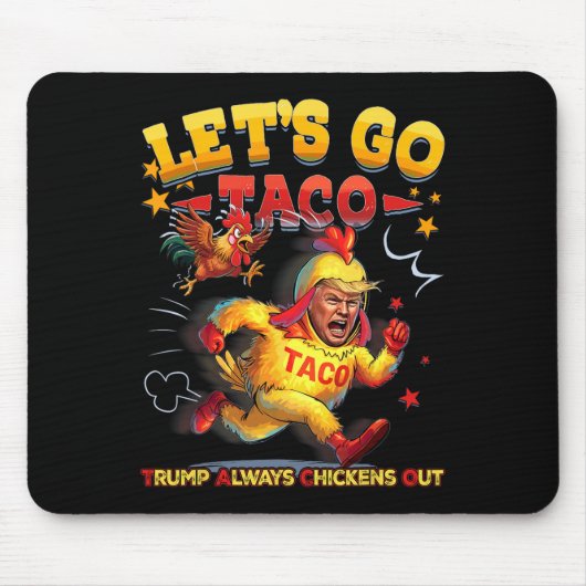 Lass uns Taco Shirt gehen Taco 26 Mousepad (Vorne)