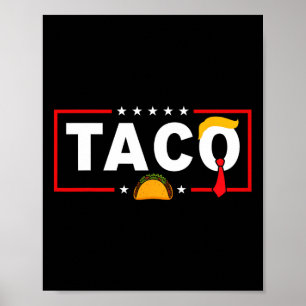 Lass uns Taco Shirt T.a.c.o Funny Trendy Chicken T Poster