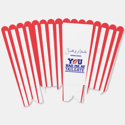 Lass uns Tailgate Celebrate Blue Bridal Couple Sho Geschenkschachtel (Ungeklappt)