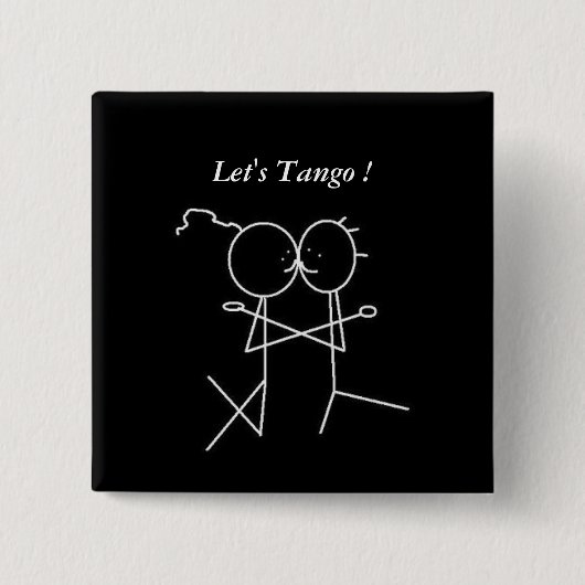 Lass uns Tango! Button (Vorderseite)