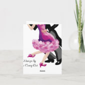 Lass uns tanzen gehen karte (Rückseite)