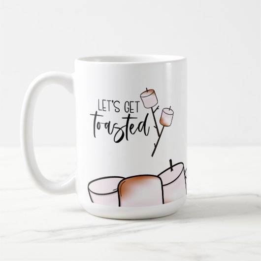 Lass uns Toasted machen Kaffeetasse (Links)