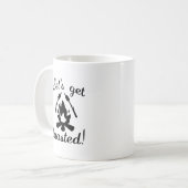 Lass uns Toasted machen Kaffeetasse (Vorderseite Links)
