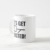 Lass uns Toasted machen Kaffeetasse (Vorderseite Links)