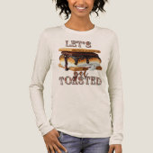 Lass uns Toasted machen Tri-Blend Shirt (Vorderseite)