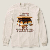 Lass uns Toasted machen Tri-Blend Shirt (Design Vorderseite)