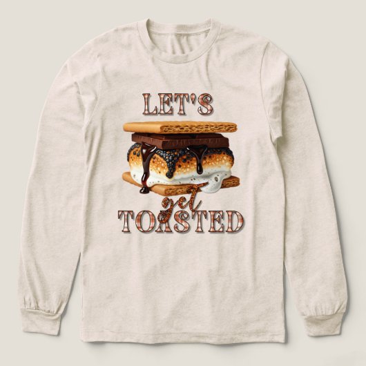 Lass uns Toasted machen Tri-Blend Shirt (Design Vorderseite)