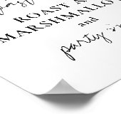 Lass uns Toasted S'more Marshmallow holen Poster (Ecke)