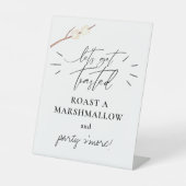 Lass uns Toasted S'more Marshmallow holen Sockelschild (Vorderseite)