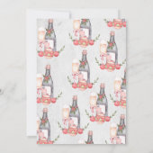 Lass uns Toasty Holiday heißen Weihnachten Party Einladung (Rückseite)