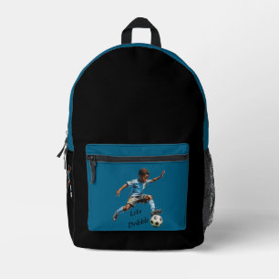 Lass uns treiben bedruckter rucksack