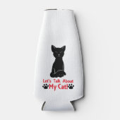 Lass uns über meine Katze reden Flaschenkühler (Vorderseite)