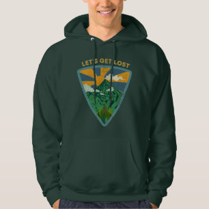Lass uns verlorene Vintage-Wanderungen machen Hoodie