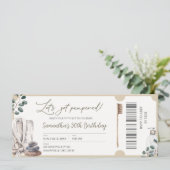 Lass uns verwöhnen Spa-Party-Ticket (Stehend Vorderseite)