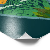 Lass uns Vintag wandern gehen Fotodruck (Ecke)