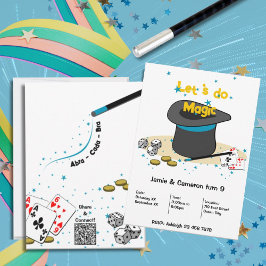 Lass uns Zauberkids-Geburtstagsparty machen Einladung