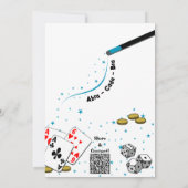 Lass uns Zauberkids-Geburtstagsparty machen Einladung (Rückseite)