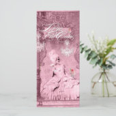 Lass uns zu Cake Einladungen (Stehend Vorderseite)