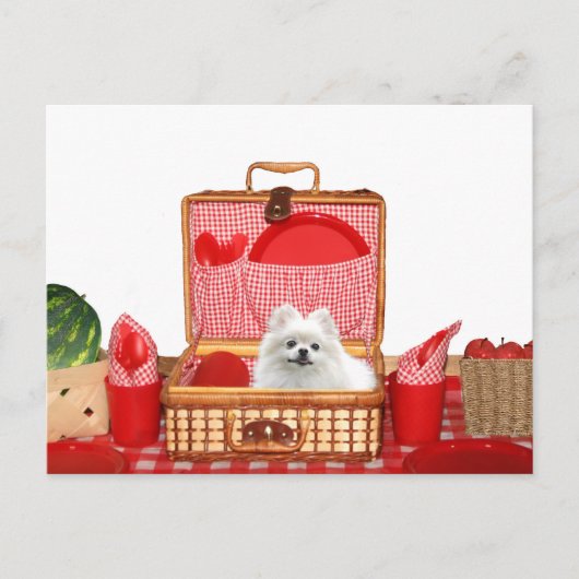 Lass uns zu Mittag essen gehen Postkarte (Vorderseite)