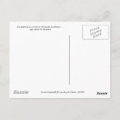 "Lass uns zu Mittag essen!" Postkarte (Rückseite)