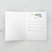 Lass uns zum Kaffee oder Tee zusammenkommen Einladung (Innenseite)