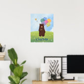 Lass uns zum Party-Bär gehen Poster (Heimbüro)