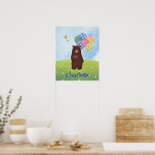 Lass uns zum Party-Bär gehen Poster (Küche)