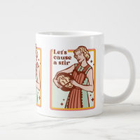 LASS VERURSACHT EINE STIR-FUNNIERENDE SLOGAN-TASSE