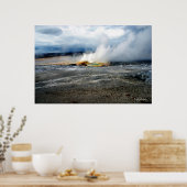 Lass von Dampfkissen Poster (Küche)