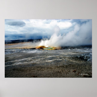 Lass von Dampfkissen Poster