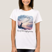 Lass, was dich wiegt - Wasserfarben-Tauben T-Shirt (Vorderseite)