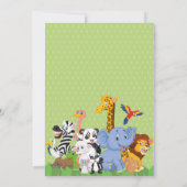 Lass Wild doppelte gemeinsame Geburtstagseinladung Einladung (Rückseite)