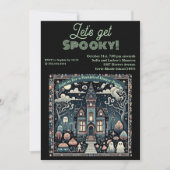 Lass wird Spooky Spuk House Ghost & Ghoul Party Einladung (Vorderseite)