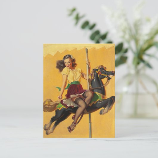 Lass zusammen postkarte (Stehend Vorderseite)